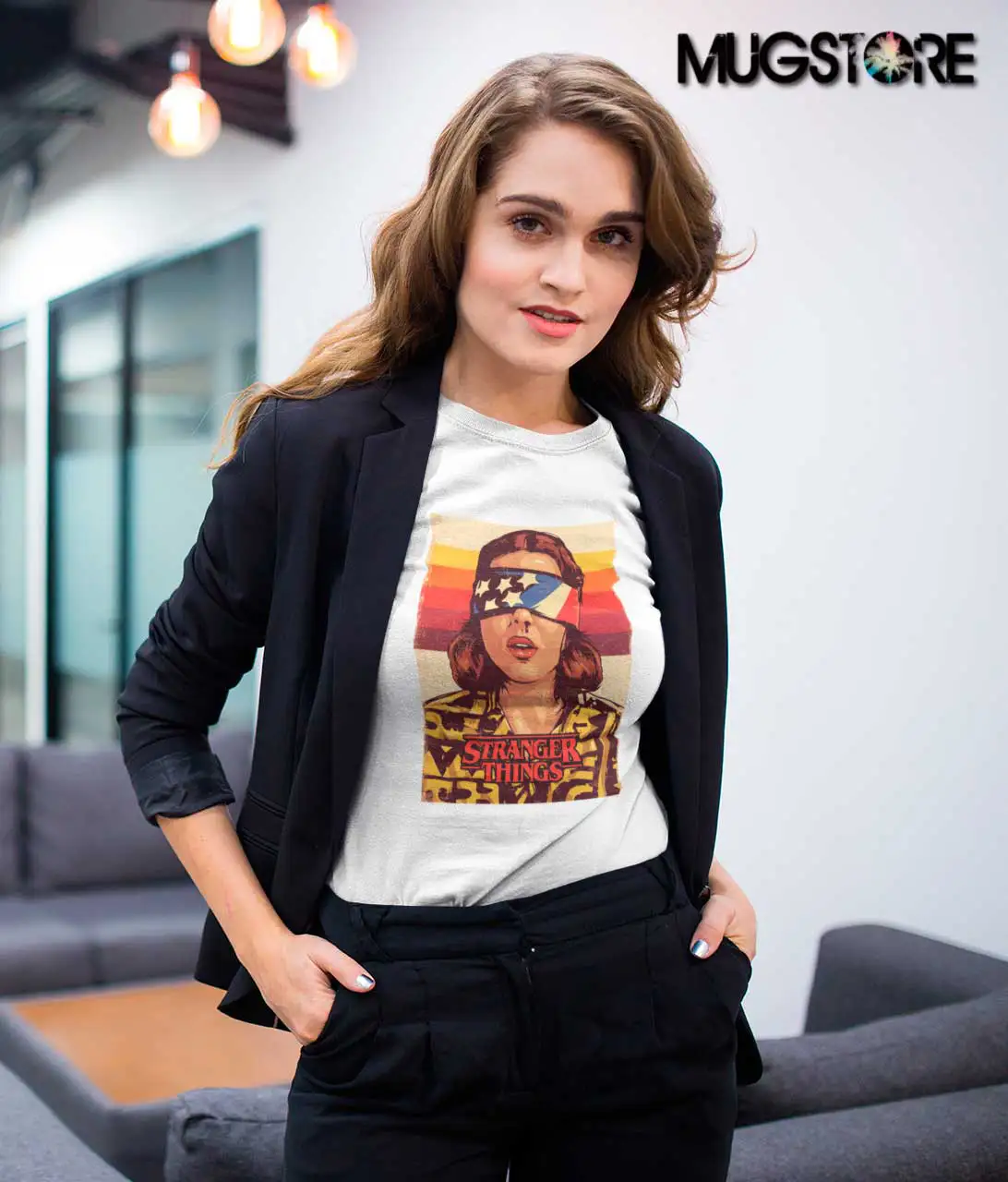 Playera de discount stranger things mujer