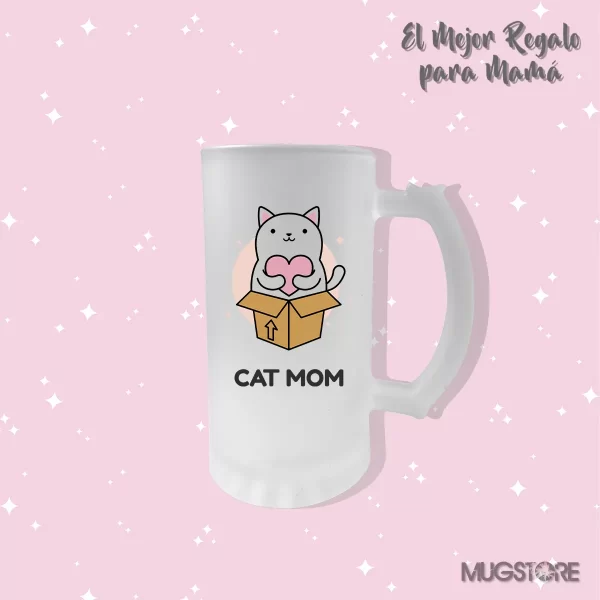 Tarro Cervecero Cat Mom
